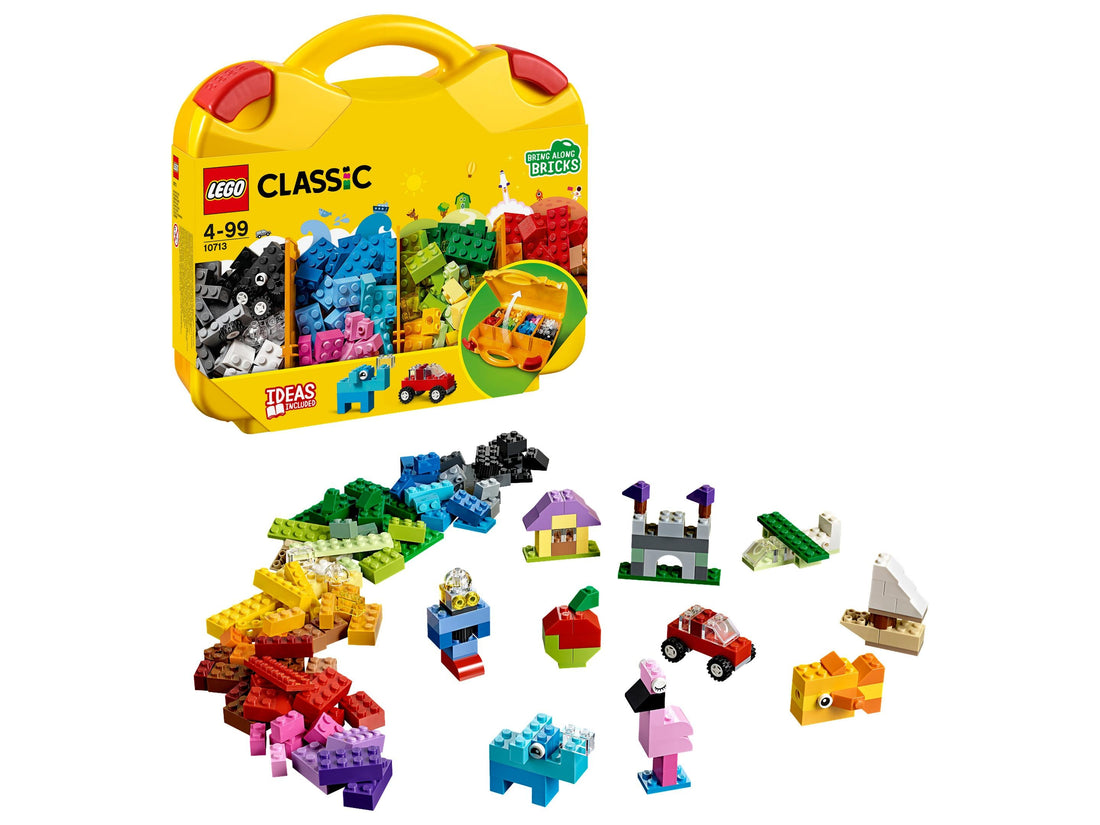 LEGO Set 10713-1 Creative Suitcase Alternate build Ideas: Fortresses, Market Scenes, and Medieval Rebuilds