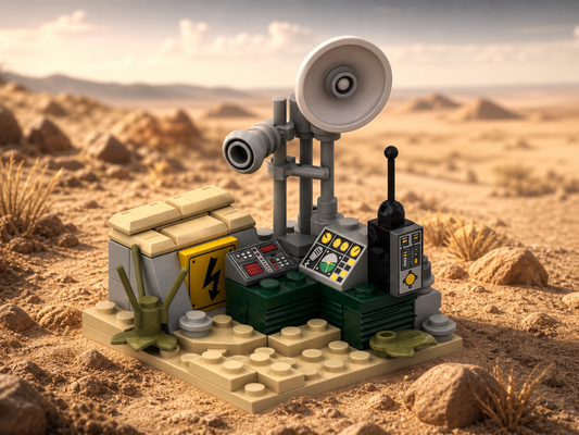 Contact Station with Antenna and Generator Free Building Instructions