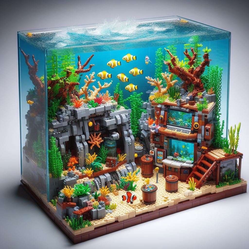 Quick 5 ideas for Lego Aquarium decor MOCs – How to build it
