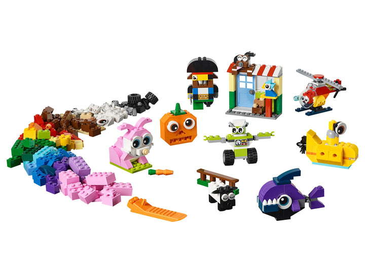LEGO Set 11003-1 Bricks and Eyes Alternate build Ideas: Fortresses, Market Scenes, and Medieval Rebuilds