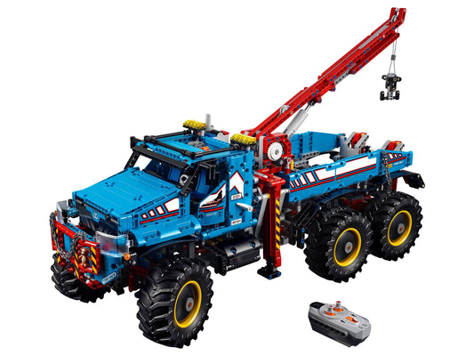 LEGO Set 42070-1 6x6 All Terrain Tow Truck Alternate build Ideas: Harbor Scenes, Ships, and Dockside Rebuilds