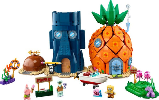 LEGO Icons 11386 SpongeBob SquarePants Bikini Bottom Houses and Minifigures