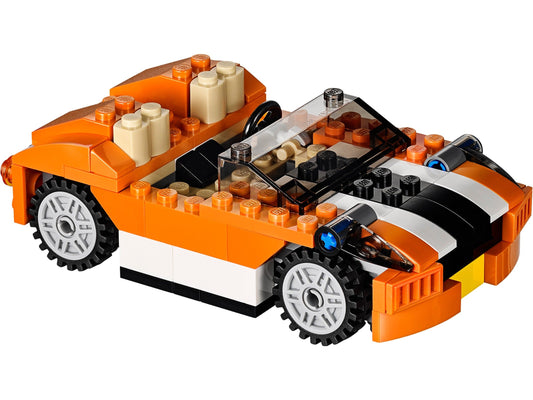 LEGO Set 31017-1 Sunset Speeder Alternate build Ideas: Speeders, Gunships, Falcons, and Star Wars Microcraft