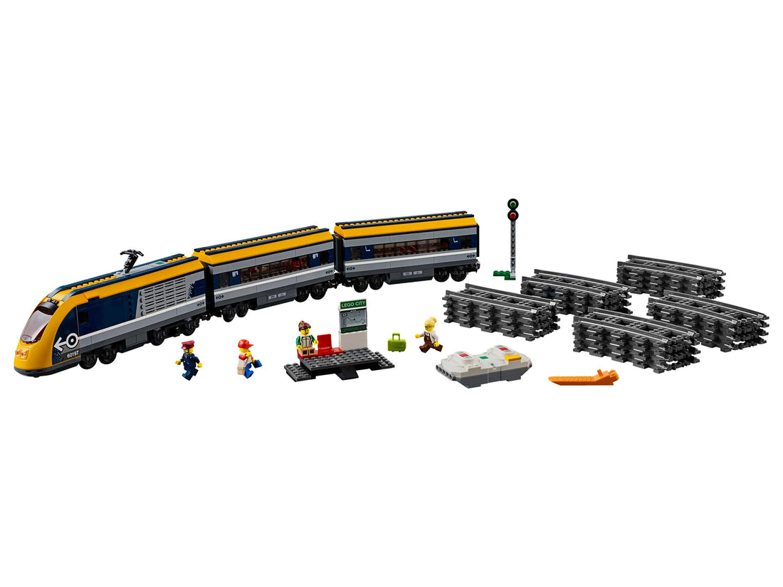 LEGO Set 60197-1 Passenger Train Alternate build Ideas: a fresh display direction and a playful toy train