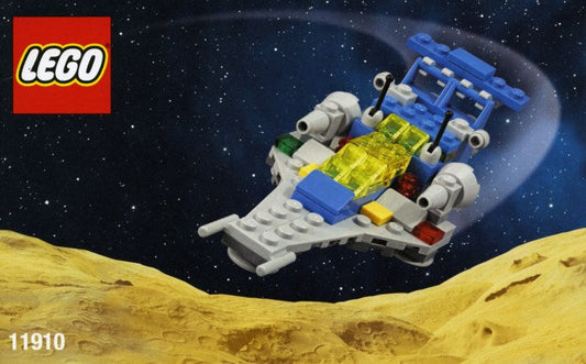 LEGO Set 11910-1 Micro-Scale Space Cruiser Alternate build Ideas: a fresh display direction