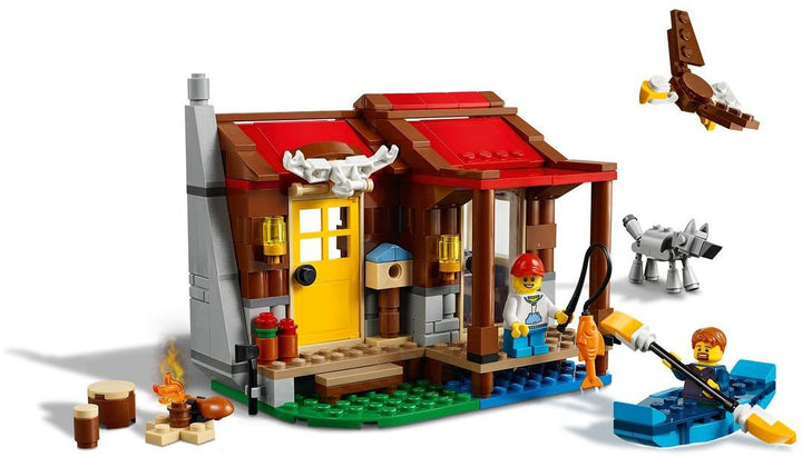 LEGO Set 31098-1 Outback Cabin Alternate build Ideas: Spring Displays, Holiday Details, and Easter Rebuilds
