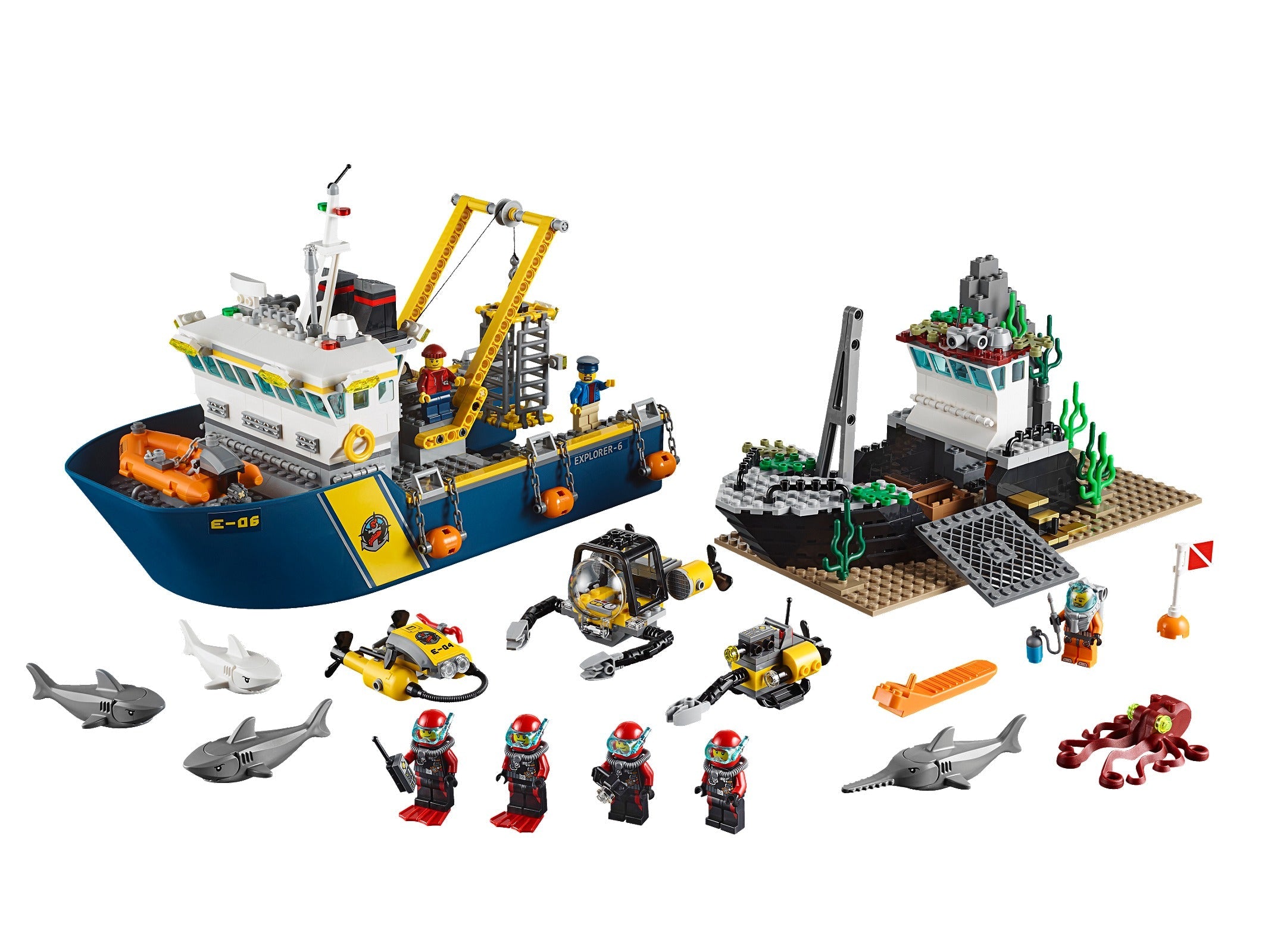 LEGO Set 60095-1 Deep Sea Exploration Vessel Alternate build Ideas