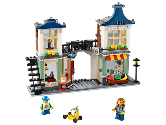 LEGO Set 31036-1 Toy & Grocery Shop Alternate build Ideas: Townhouses, Modular Rooms, and Neighborhood Rebuilds