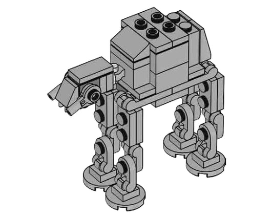 LEGO Set 912061-1 AT-AT Alternate build Ideas: Speeders, Gunships, Falcons, and Star Wars Microcraft