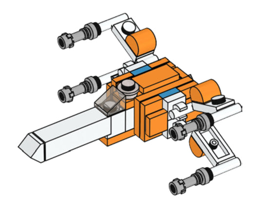 LEGO Set 912063-1 Resistance X-Wing Alternate build Ideas: Speeders, Gunships, Falcons, and Star Wars Microcraft