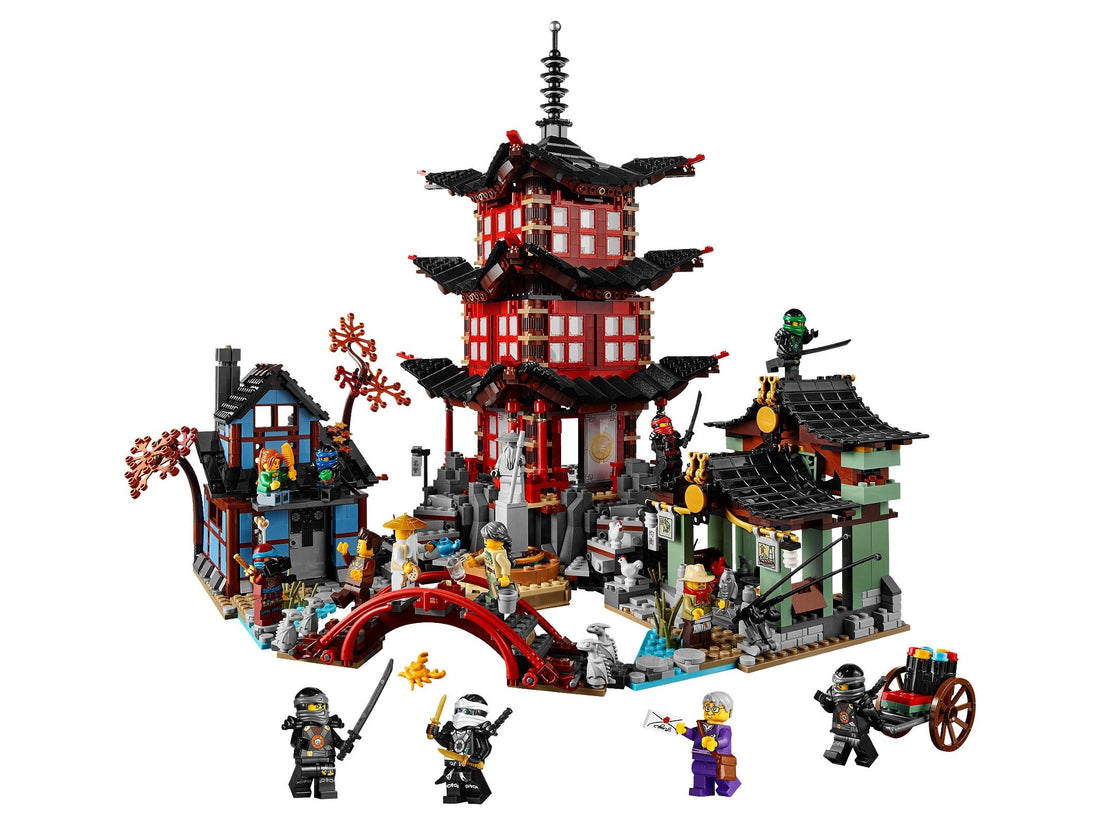 LEGO Set 70751-1 Temple of Airjitzu Alternate build Ideas: a fresh display direction