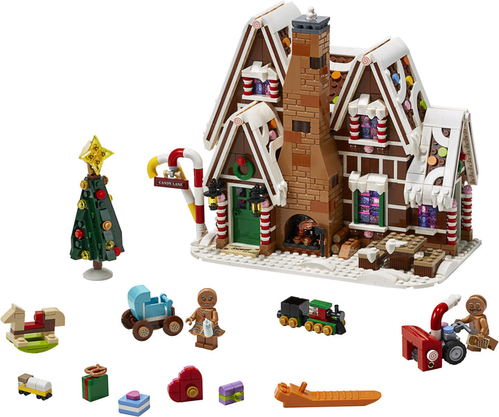 LEGO Set 10267-1 Gingerbread House Alternate build Ideas: Townhouses, Modular Rooms, and Neighborhood Rebuilds
