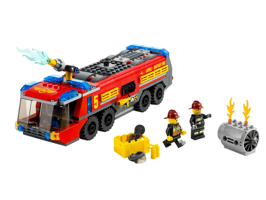 LEGO Set 60061-1 Airport Fire Truck Alternate build Ideas: City Service Trucks, Road Scenes, and Rescue Rebuilds