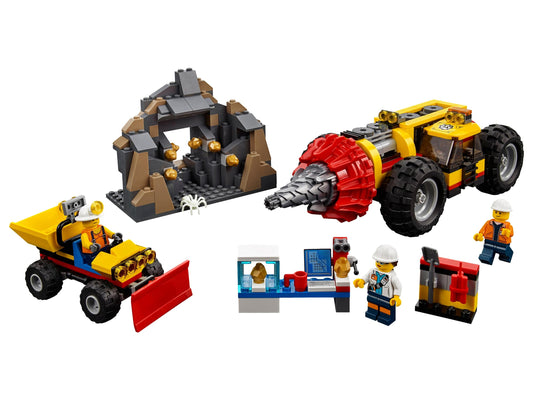 LEGO Set 60186-1 Mining Heavy Driller Alternate build Ideas: a fresh display direction