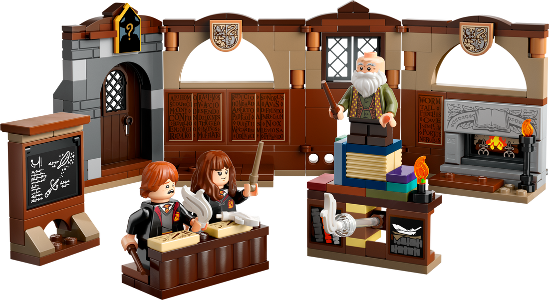 LEGO Set 76442-1 Hogwarts Castle: Charms Class Alternate build Ideas: Fortresses, Market Scenes, and Medieval Rebuilds