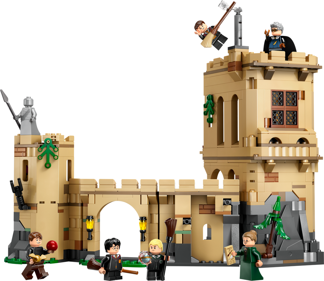 LEGO Set 76447-1 Hogwarts Castle: Flying Lessons Alternate build Ideas: Fortresses, Market Scenes, and Medieval Rebuilds