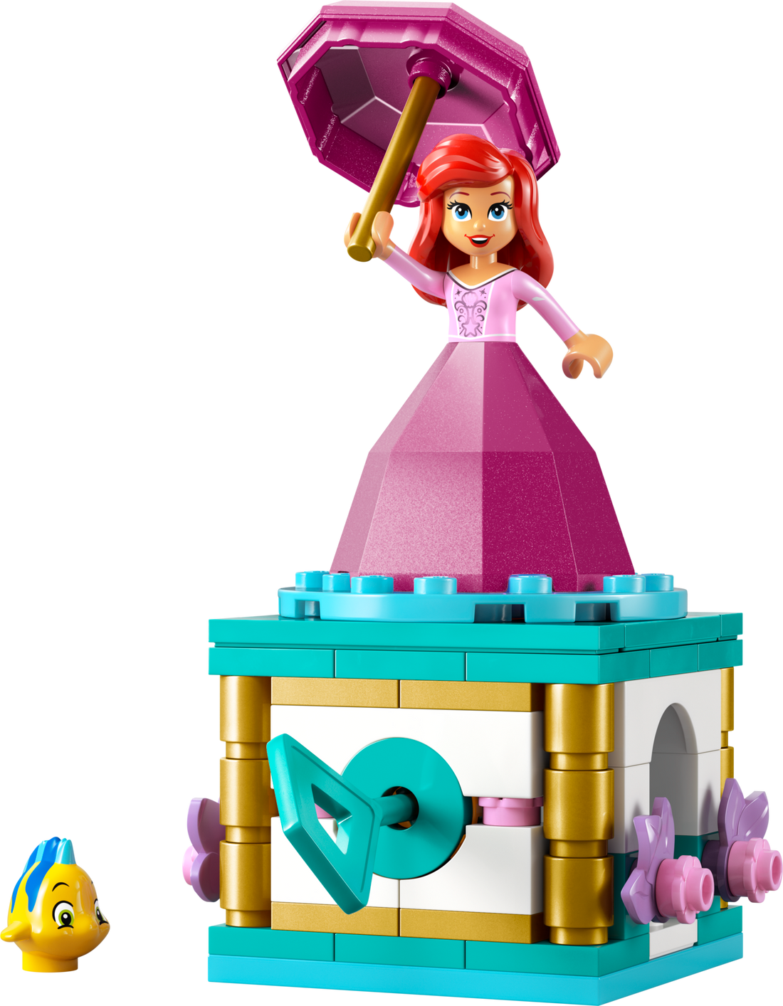 LEGO Set 43259-1 Twirling Ariel Alternate build Ideas: a fresh display direction