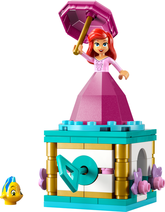 LEGO Set 43259-1 Twirling Ariel Alternate build Ideas: a fresh display direction