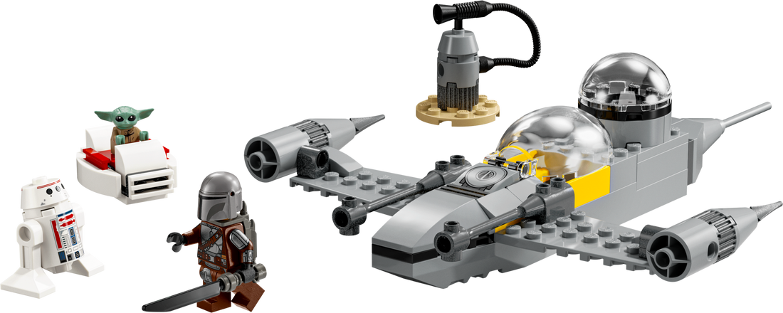 LEGO Set 75410-1 Mando and Grogu's N-1 Starfighter Alternate build Ideas: Speeders, Gunships, Falcons, and Star Wars Microcraft