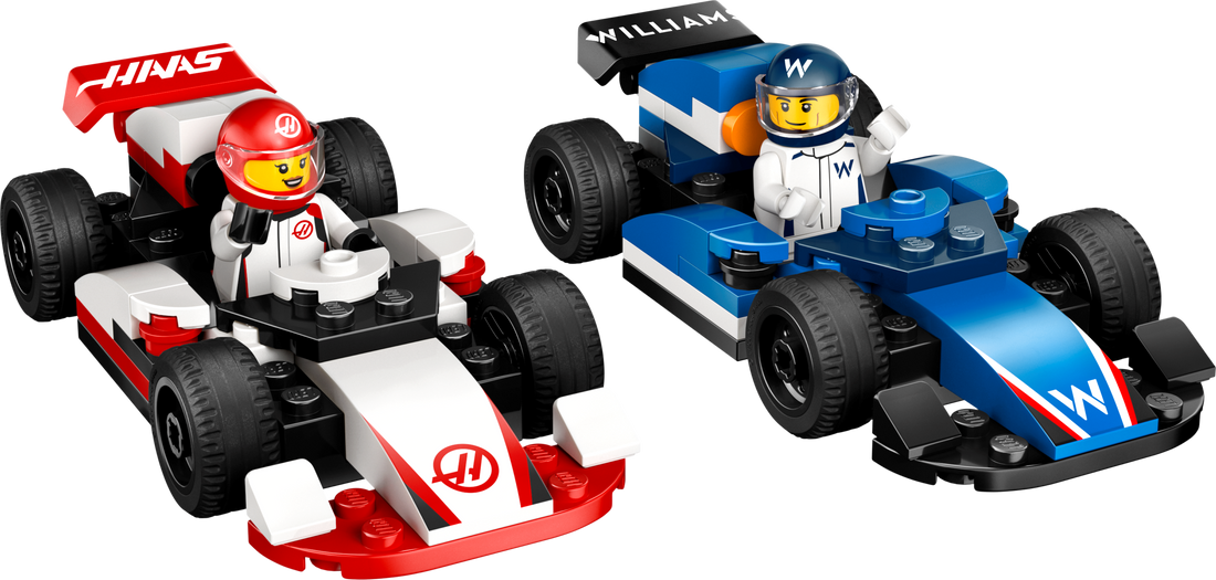 LEGO Set 60464-1 F1 Williams Racing & Haas F1 Race Cars Alternate build Ideas: a fresh display direction and a formula racer