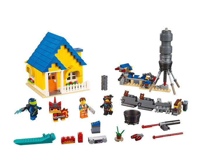 LEGO Set 70831-1 Emmet's Dream House / Rescue Rocket! Alternate build Ideas: Townhouses, Modular Rooms, and Neighborhood Rebuilds