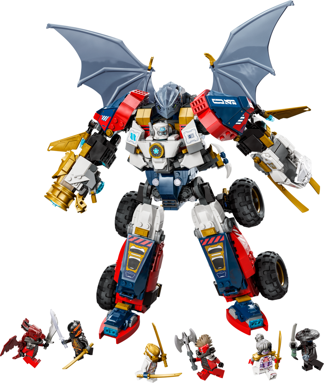 LEGO Set 71834-1 Zane's Ultra Combiner Mech Alternate build Ideas: a fresh display direction