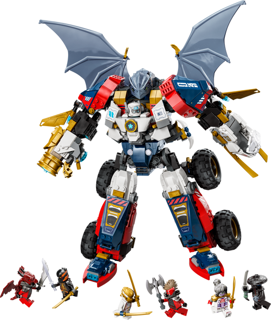 LEGO Set 71834-1 Zane's Ultra Combiner Mech Alternate build Ideas: a fresh display direction