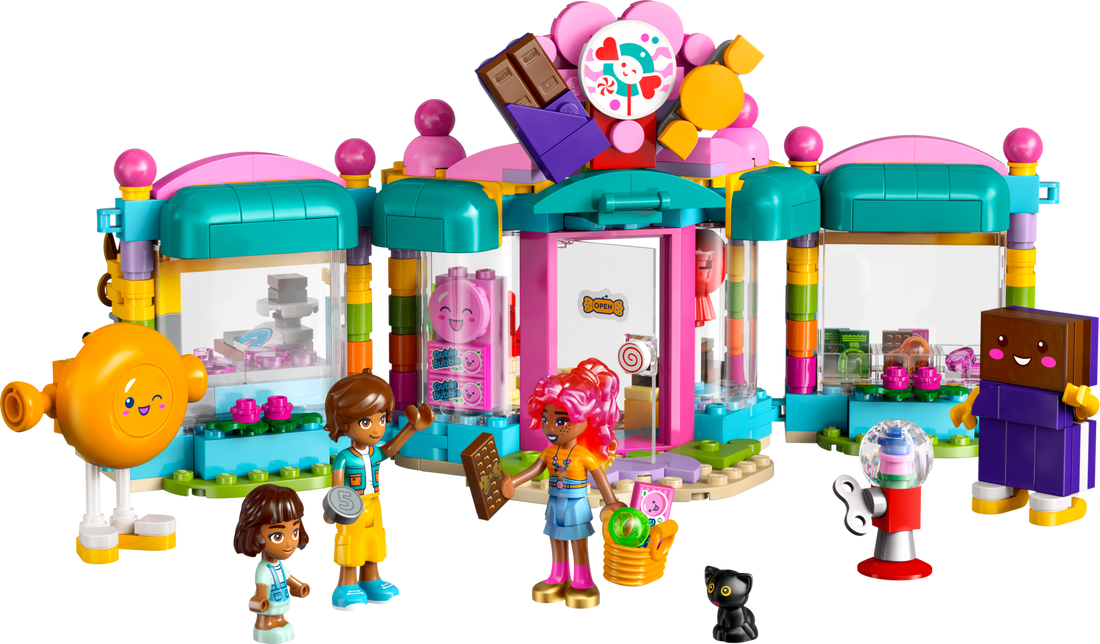 LEGO Set 42649-1 Heartlake City Candy Store Alternate build Ideas: Townhouses, Modular Rooms, and Neighborhood Rebuilds