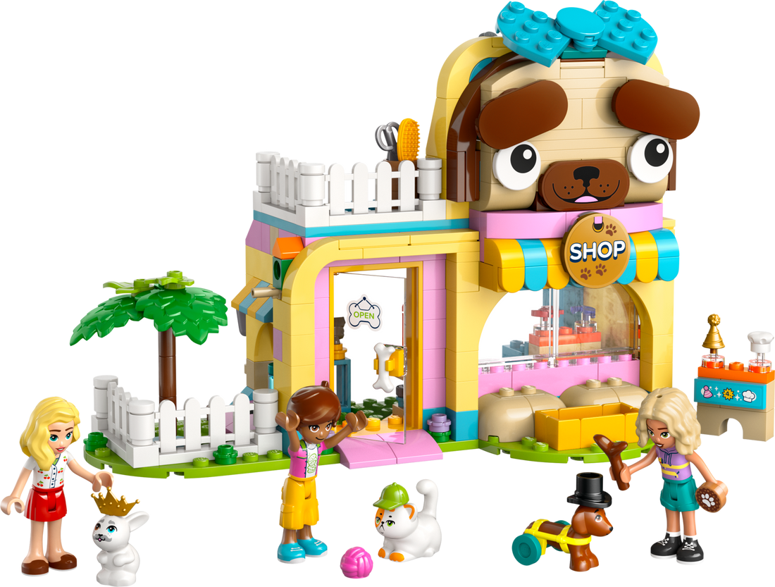 LEGO Set 42650-1 Pet Accessories Shop Alternate build Ideas: Townhouses, Modular Rooms, and Neighborhood Rebuilds