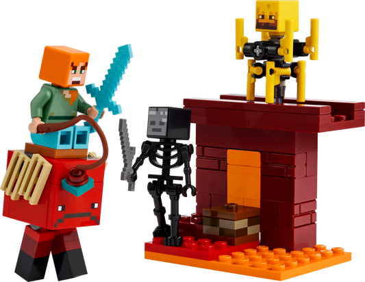 LEGO Set 21266-1 The Nether Lava Battle Alternate build Ideas: First Night, Badlands, and Blocky Biome Rebuilds