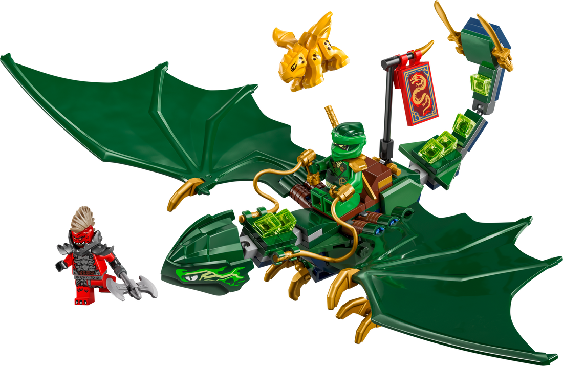 LEGO Set 71829-1 Lloyd's Green Forest Dragon Alternate build Ideas: Fortresses, Market Scenes, and Medieval Rebuilds