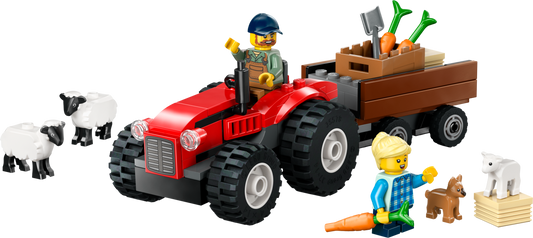 LEGO Set 60461-1 Red Farm Tractor with Trailer & Sheep Alternate build Ideas: Racers, Road Cars, Trucks, and Technic Vehicle Remixes