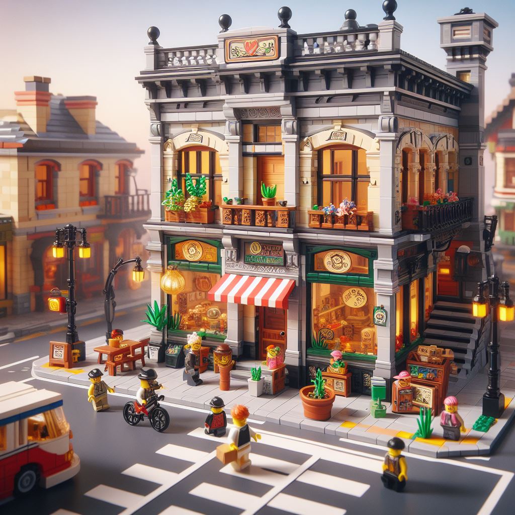 32 Lego MOCs AI ideas for Modular shops