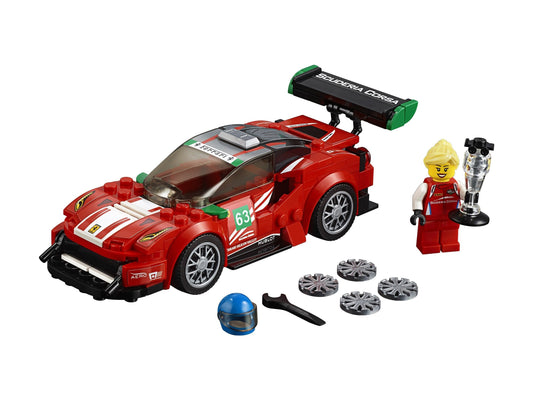 LEGO Set 75886-1 Ferrari 488 GT3 "Scuderia Corsa" Alternate build Ideas: a fresh display direction, a formula racer, and a utility truck