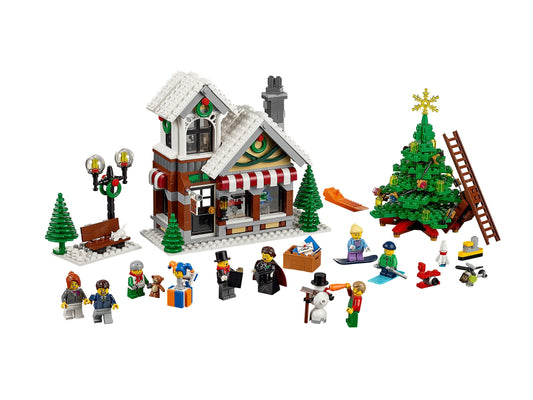 LEGO Set 10249-1 Winter Toy Shop Alternate build Ideas: Townhouses, Modular Rooms, and Neighborhood Rebuilds