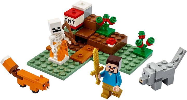 LEGO Set 21162-1 The Taiga Adventure Alternate build Ideas: First Night, Badlands, and Blocky Biome Rebuilds