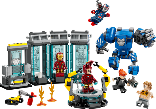 LEGO Set 76315-1 Iron Man's Laboratory: Hall of Armor Alternate build Ideas: a fresh display direction