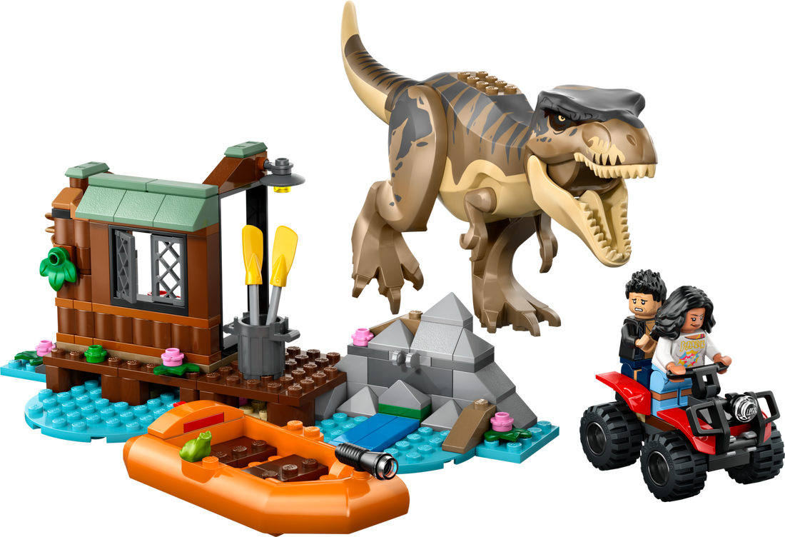 LEGO Set 76975-1 T. rex River Escape Alternate build Ideas: Harbor Scenes, Ships, and Dockside Rebuilds