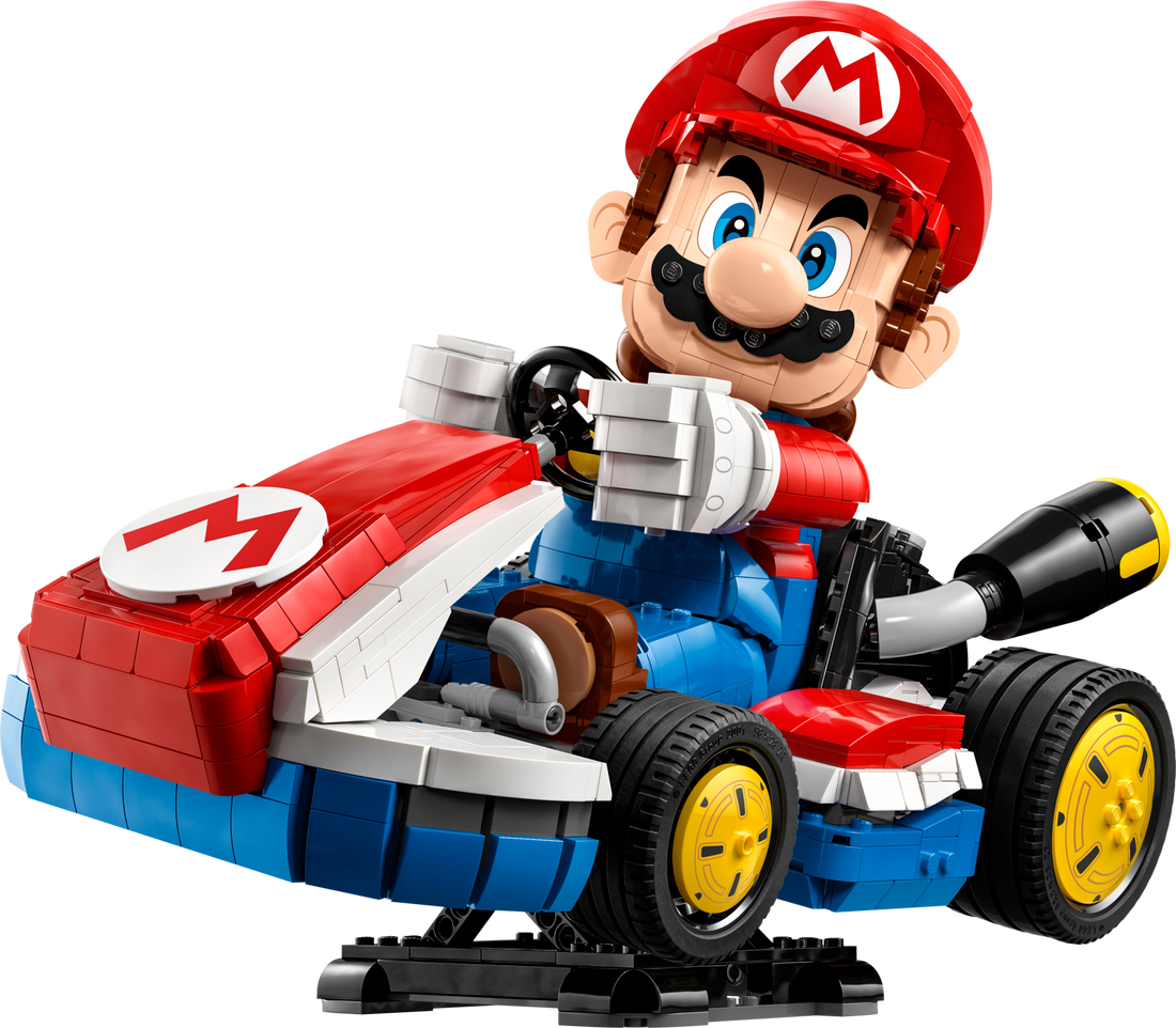 LEGO Set 72037-1 Mario Kart – Mario & Standard Kart Alternate build Ideas: Speeders, Gunships, Falcons, and Star Wars Microcraft