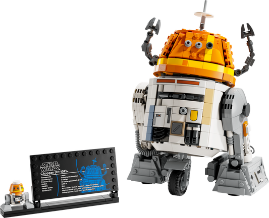 LEGO Set 75416-1 Chopper (C1-10P) Astromech Droid Alternate build Ideas: a familiar micro freighter silhouette and a fresh display direction