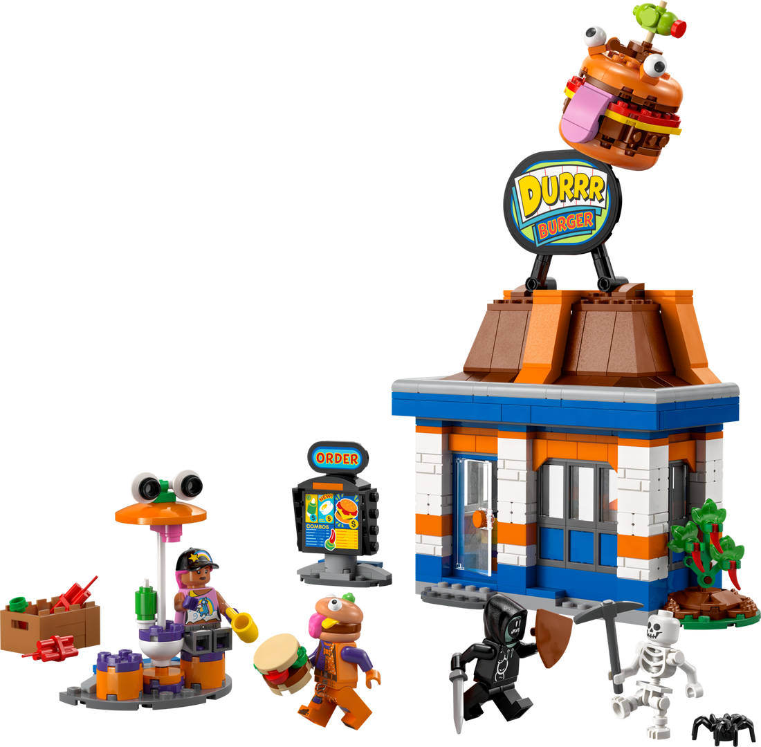 LEGO Set 77076-1 Durrr Burger Restaurant Alternate build Ideas: a fresh display direction