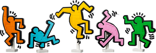LEGO Set 31216-1 Keith Haring - Dancing Figures Alternate build Ideas: Speeders, Gunships, Falcons, and Star Wars Microcraft