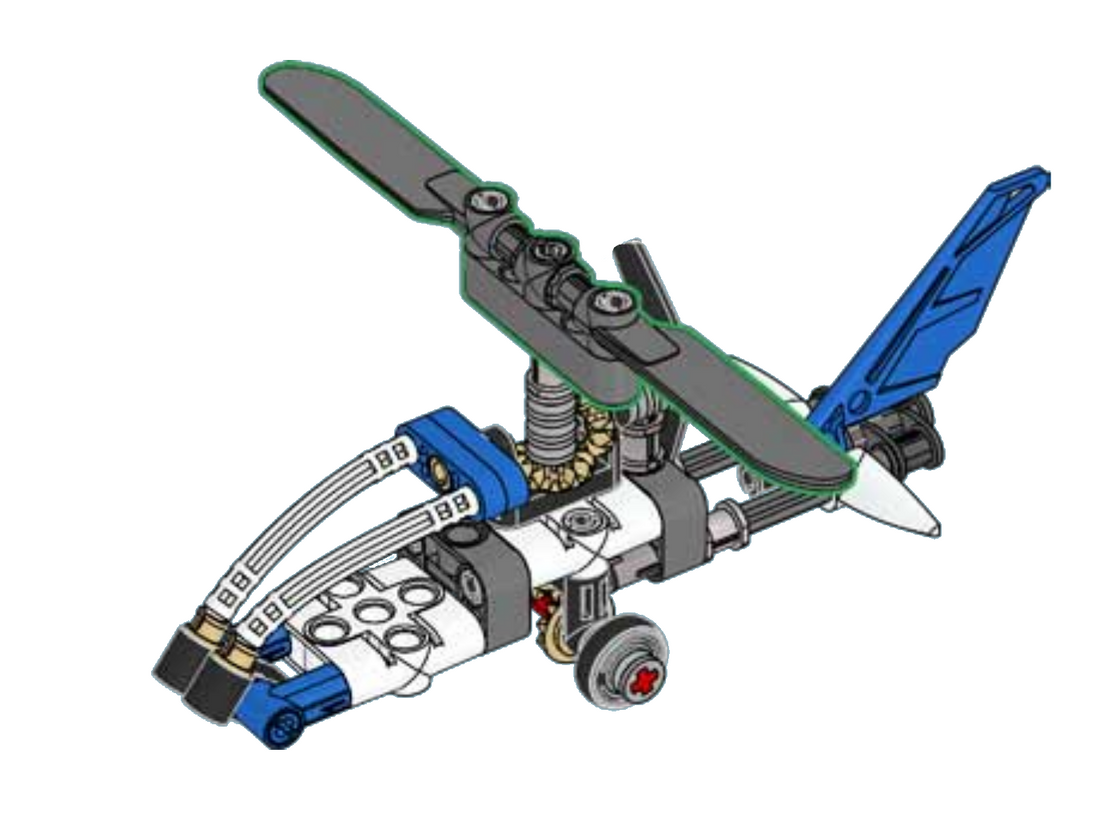 LEGO Set 412503-1 Gyrocopter Alternate build Ideas: Spring Displays, Holiday Details, and Easter Rebuilds