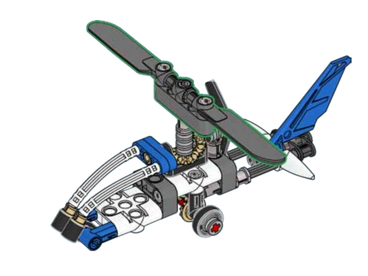 LEGO Set 412503-1 Gyrocopter Alternate build Ideas: Spring Displays, Holiday Details, and Easter Rebuilds