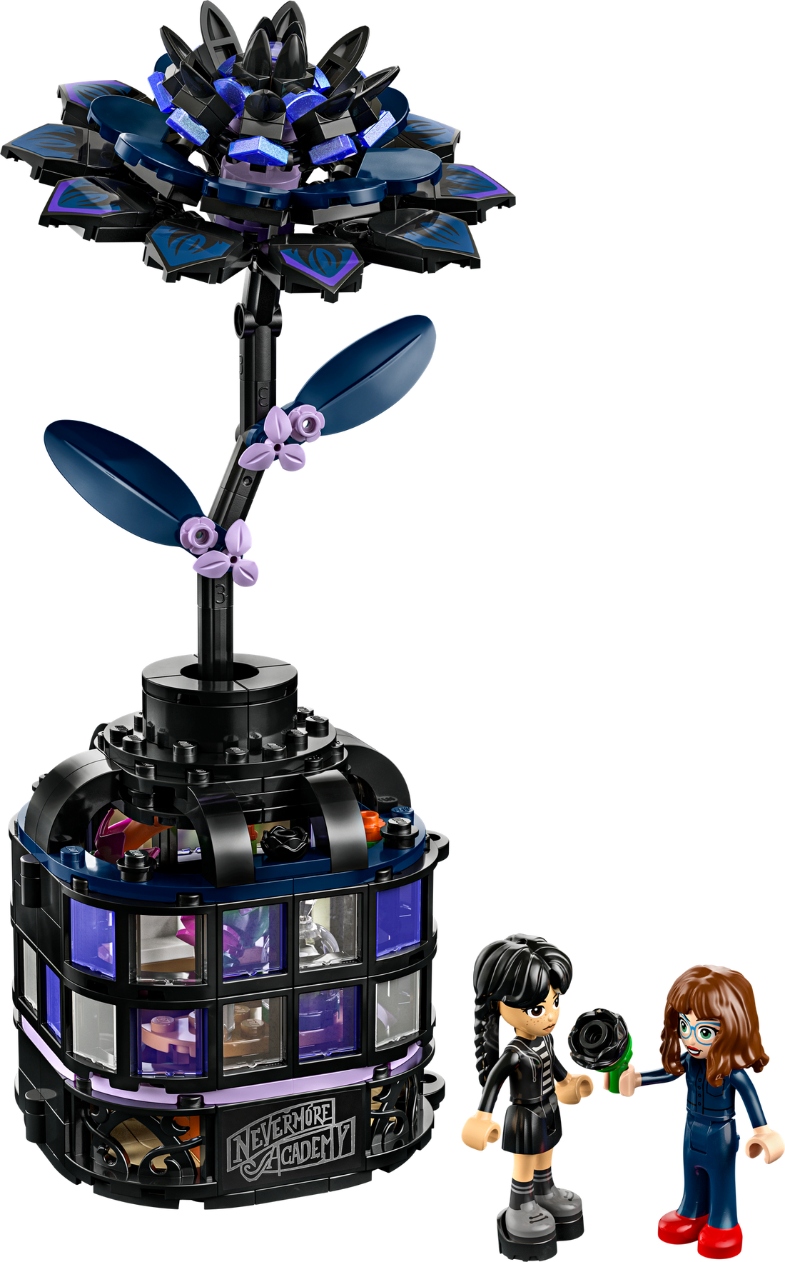 LEGO Set 76784-1 Black Dahlia Flower Alternate build Ideas: a floral display rebuild