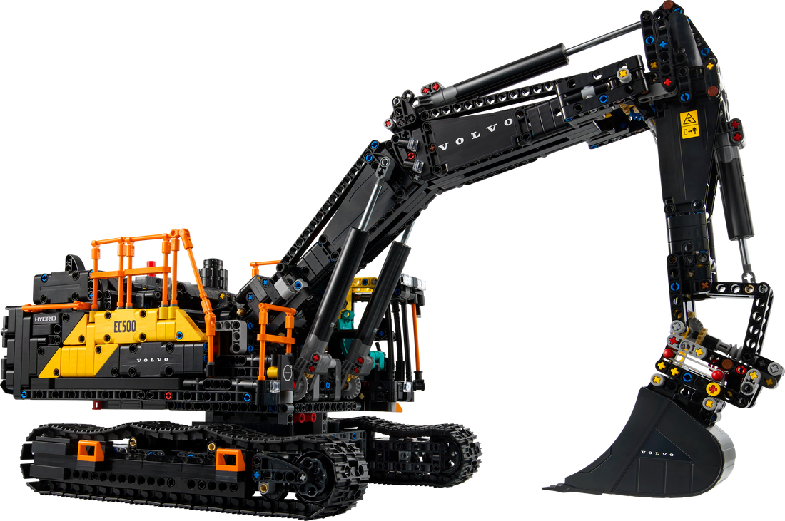 LEGO Set 42215-1 Volvo EC500 Hybrid Excavator Alternate build Ideas: a fresh display direction