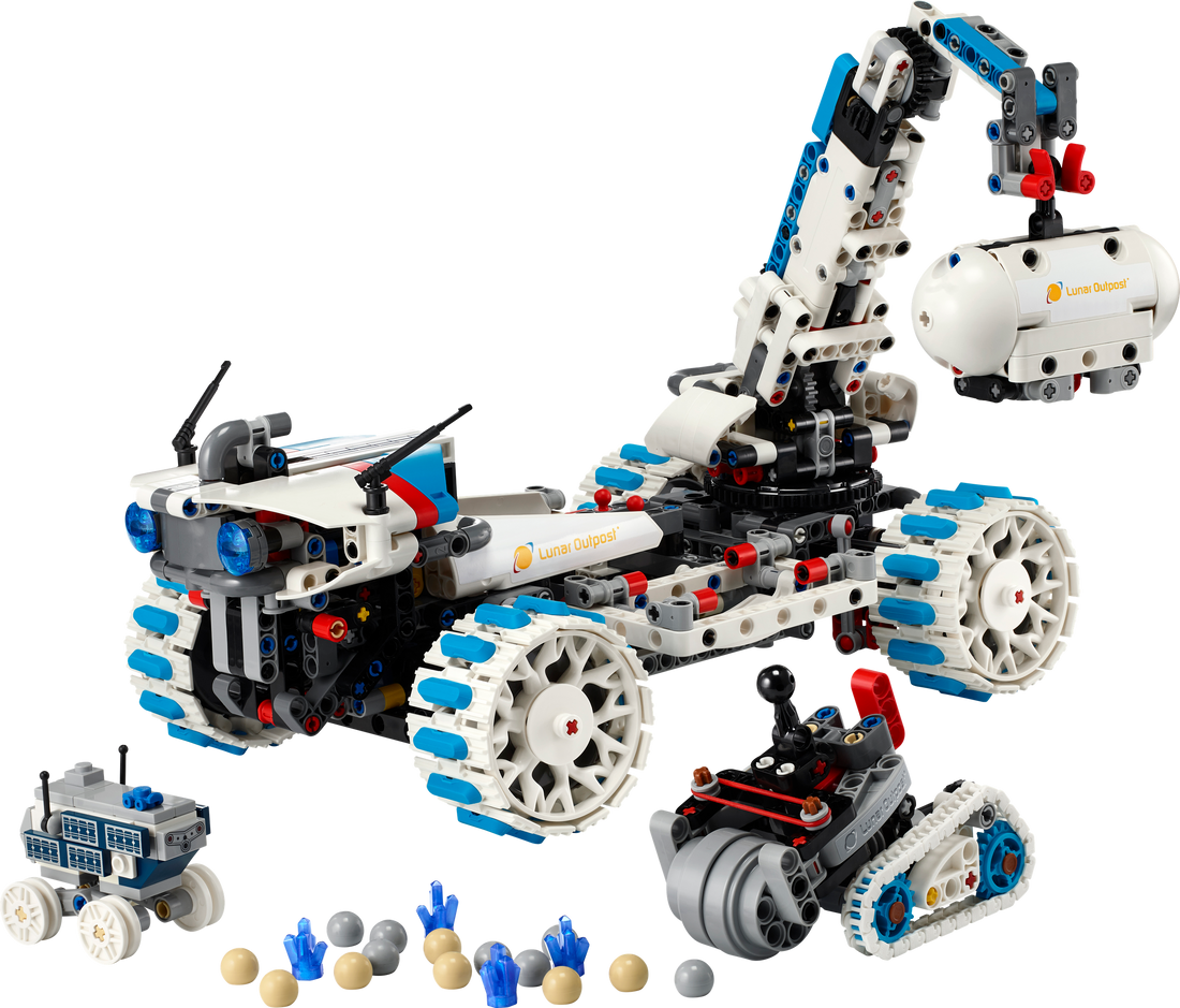 LEGO Set 42211-1 Lunar Outpost Moon Rover Space Vehicle Alternate build Ideas: Racers, Road Cars, Trucks, and Technic Vehicle Remixes