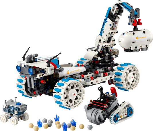 LEGO Set 42211-1 Lunar Outpost Moon Rover Space Vehicle Alternate build Ideas: Racers, Road Cars, Trucks, and Technic Vehicle Remixes