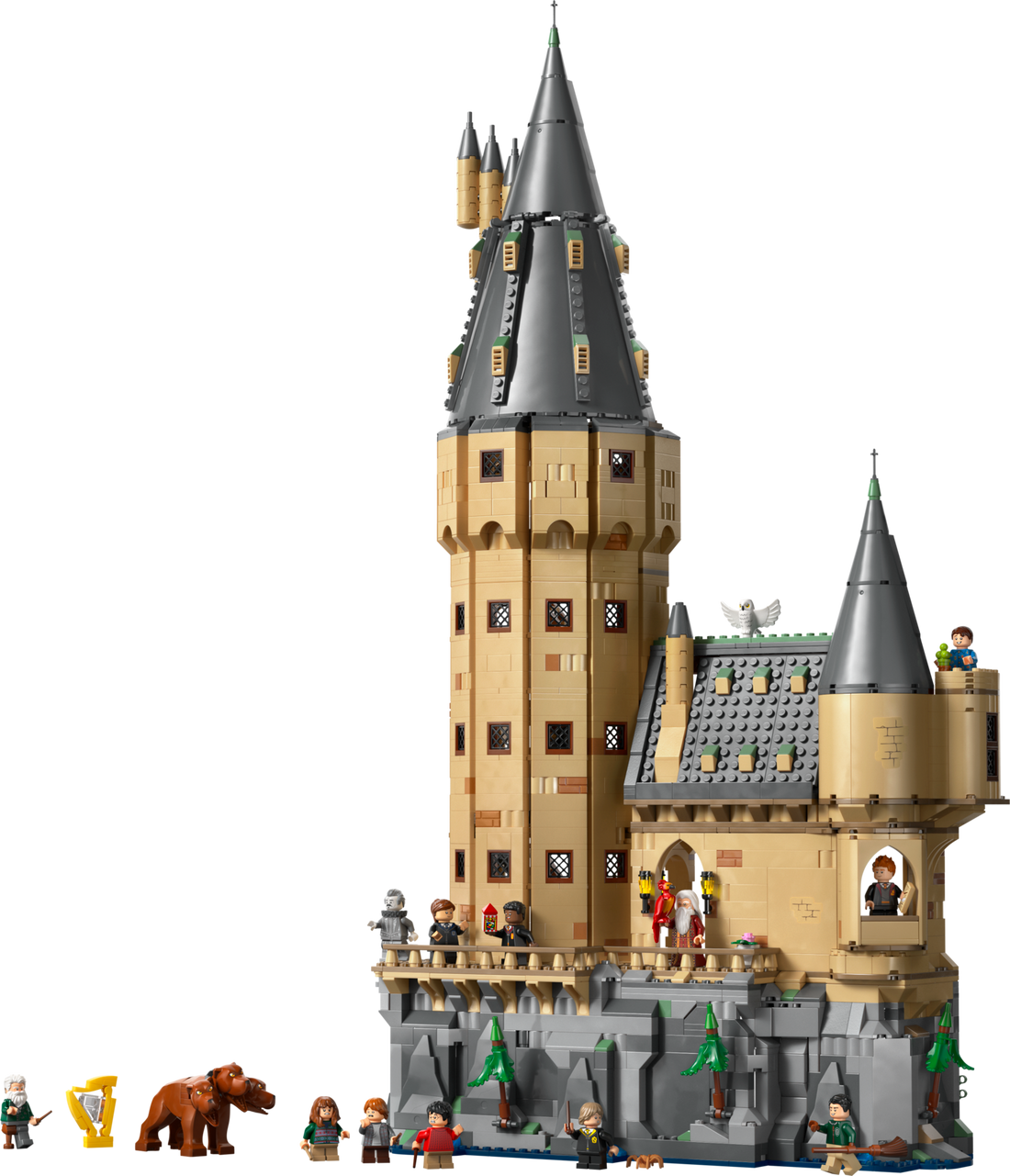 LEGO Set 76454-1 Hogwarts Castle: The Main Tower Alternate build Ideas: Fortresses, Market Scenes, and Medieval Rebuilds