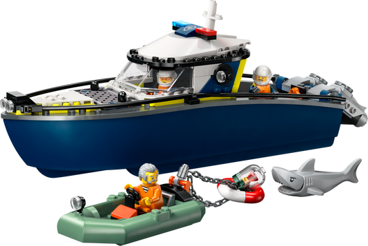 LEGO Set 60456-1 Police Boat Chase Alternate build Ideas: Harbor Scenes, Ships, and Dockside Rebuilds